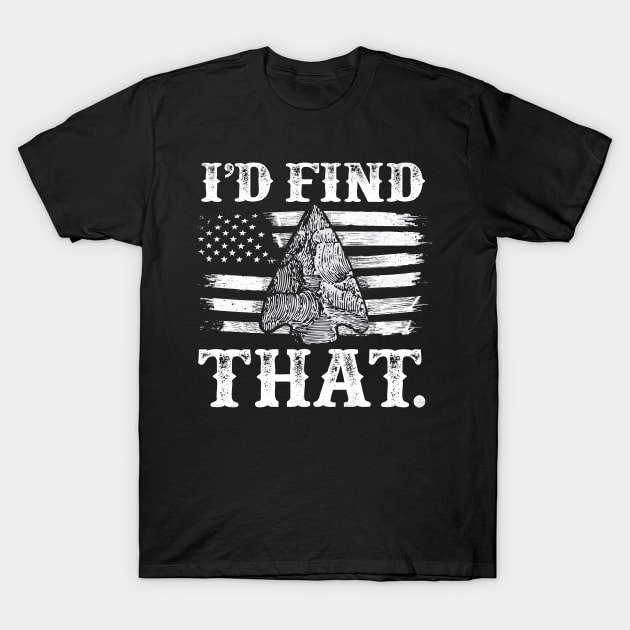 Funny Arrowhead Collecting Vintage Look Gifts T-Shirt by MarkusShirts